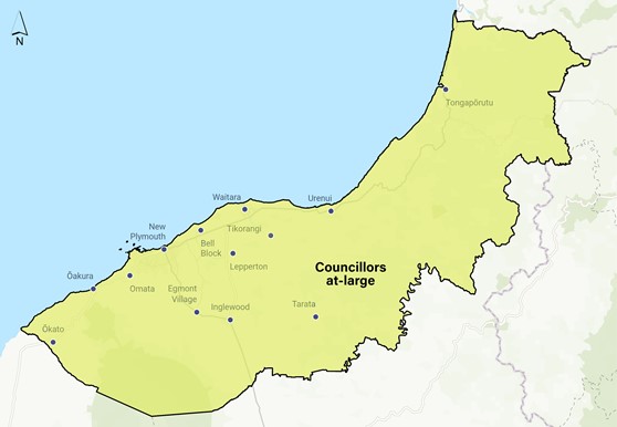 Elections 2022 Councillors At Large Map