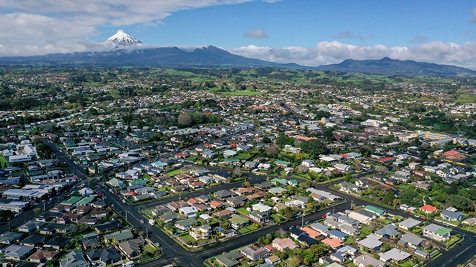 New Plymouth from above