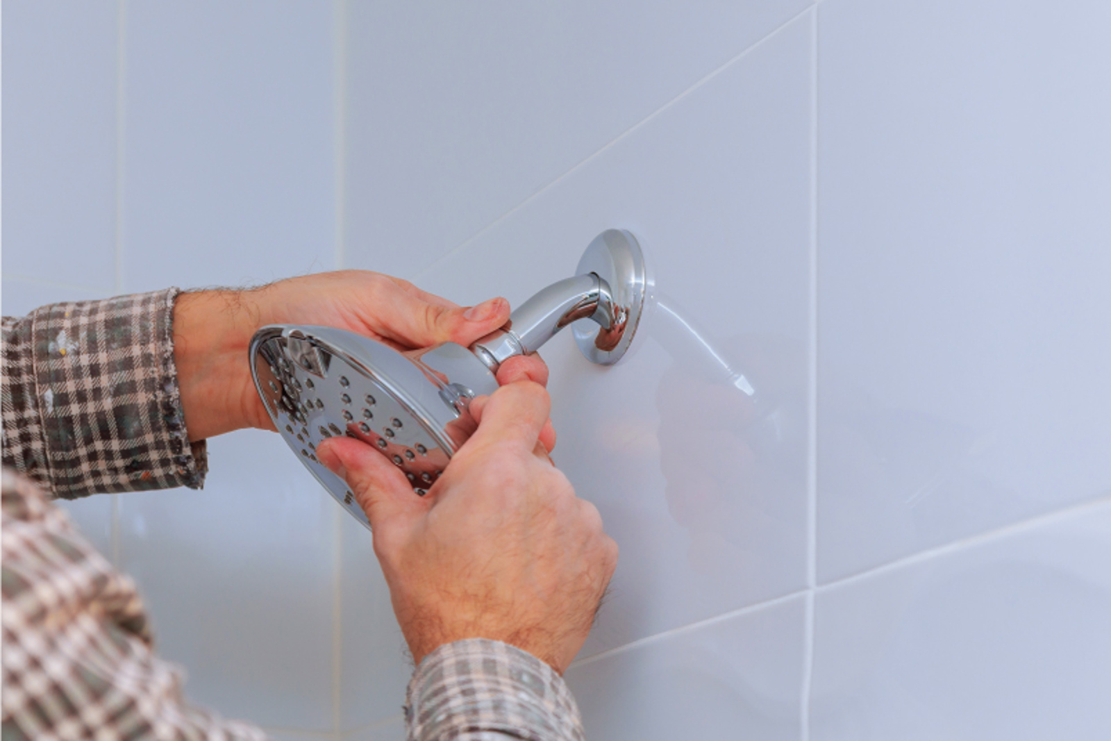 Installing a shower head