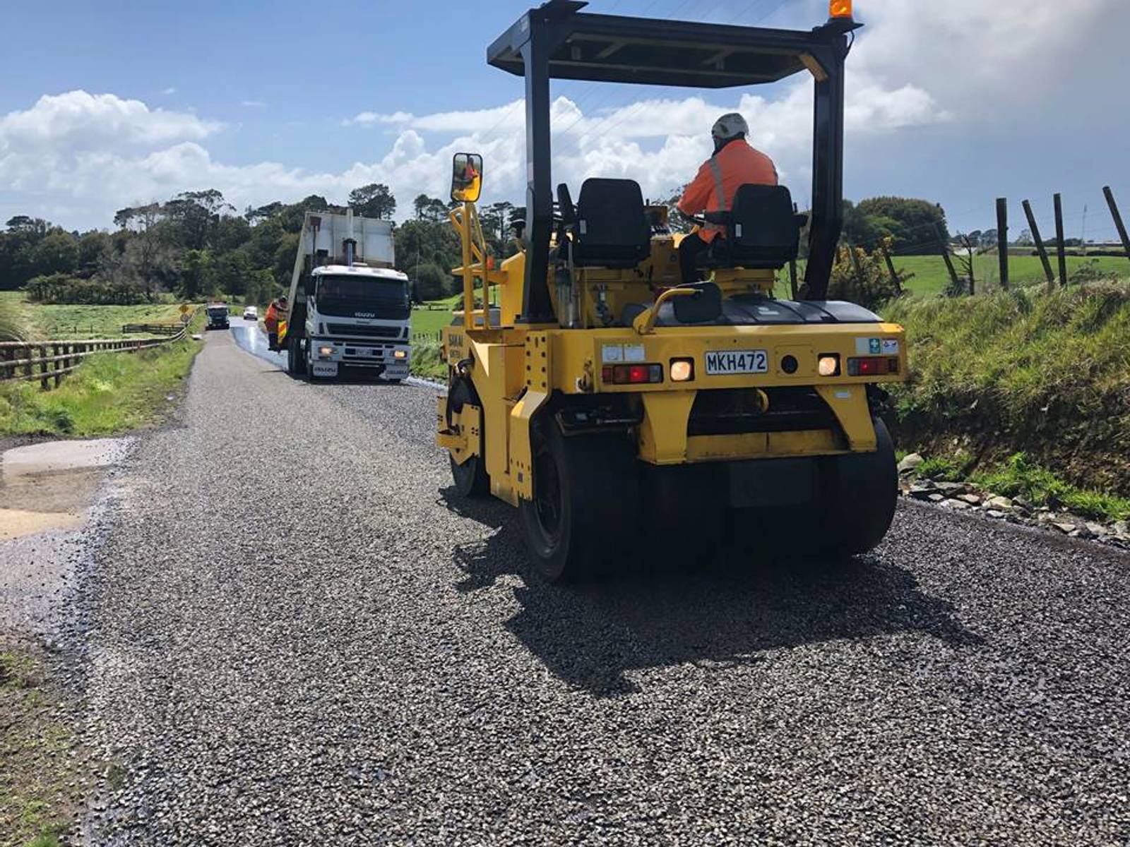 resealing road