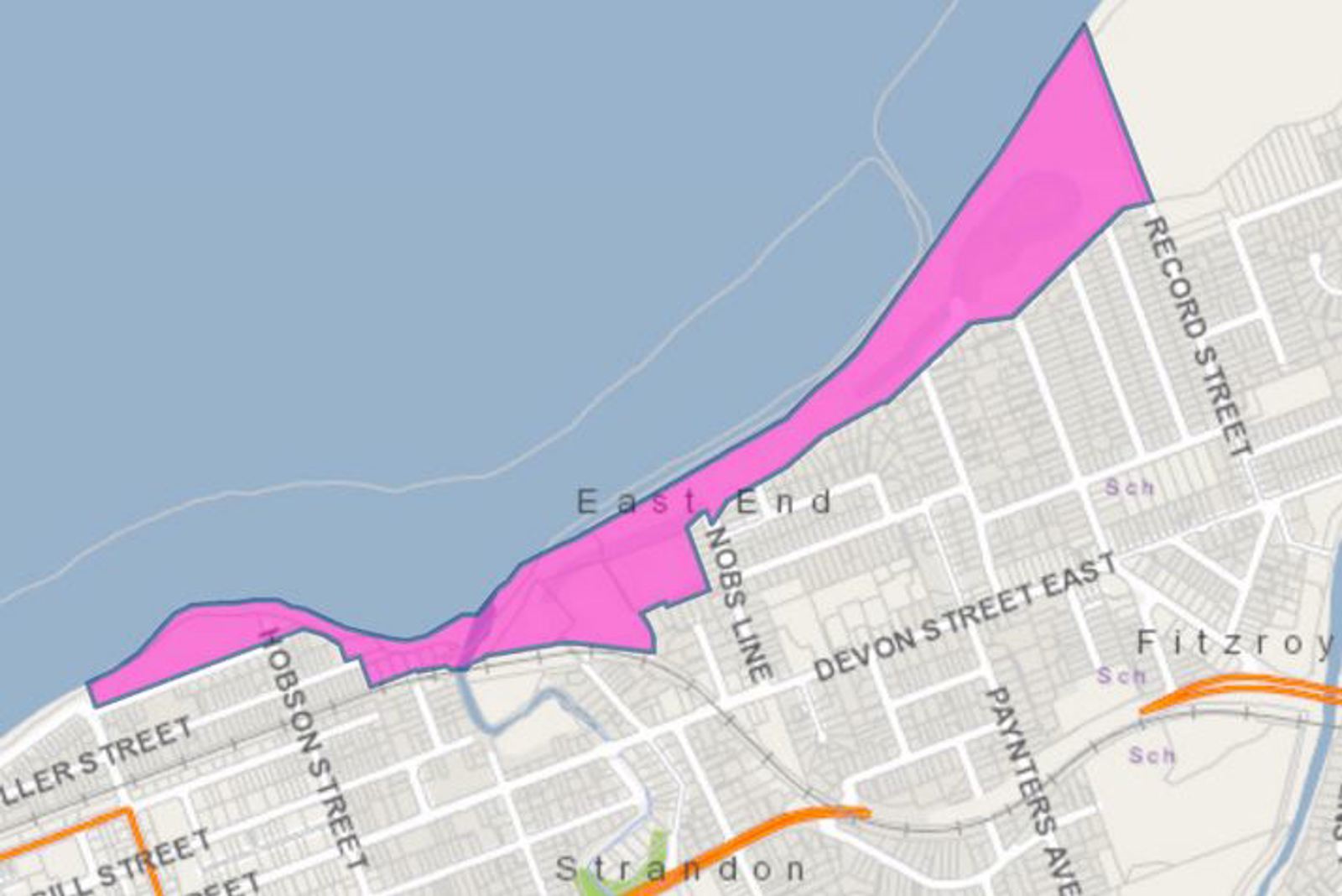 Mt Bryan, East End and Fitzroy beaches alcohol ban area