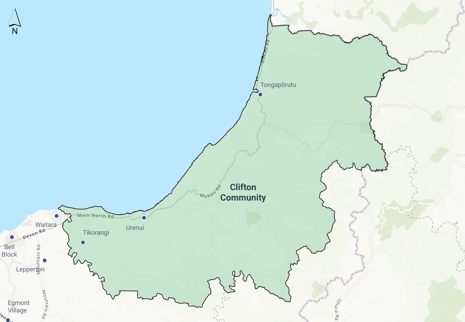 Clifton Community Boards Map