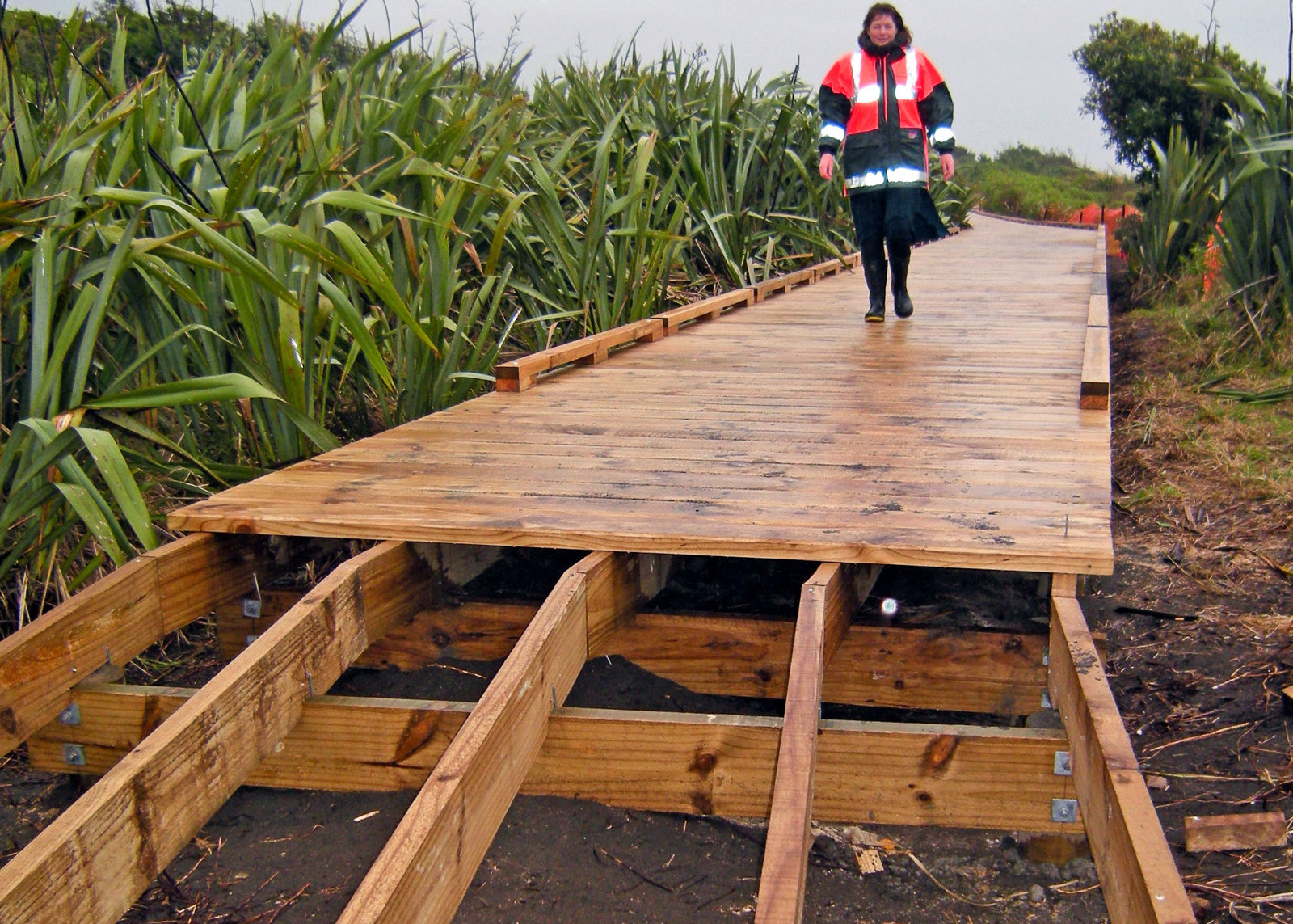 Coastal Walkway extension boardwalk August 2010.