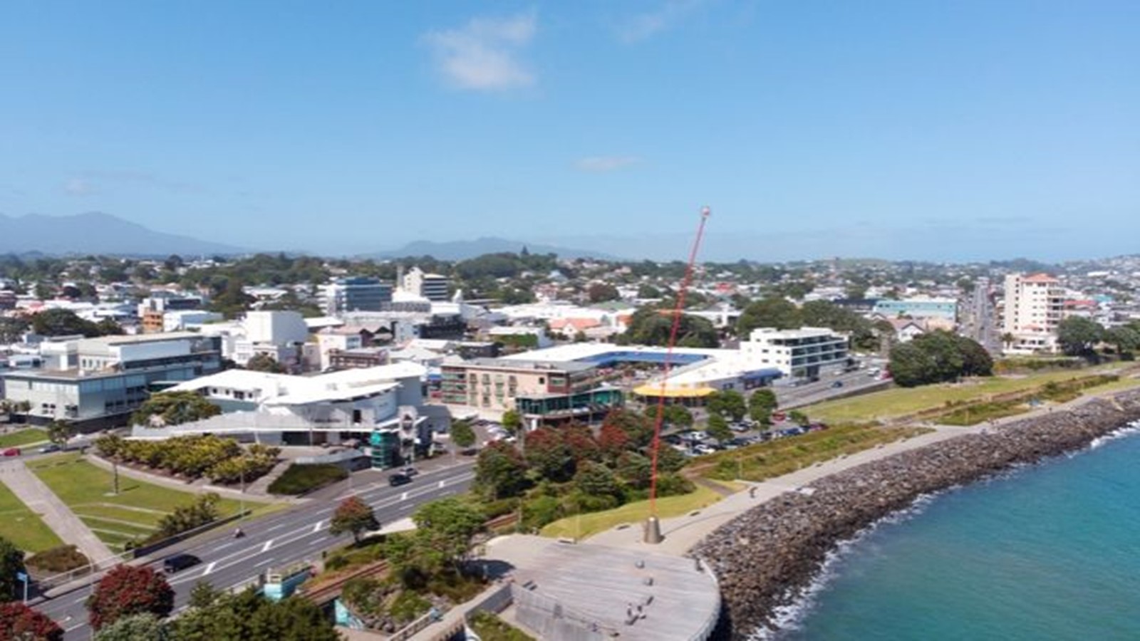 Image of New Plymouth from the air