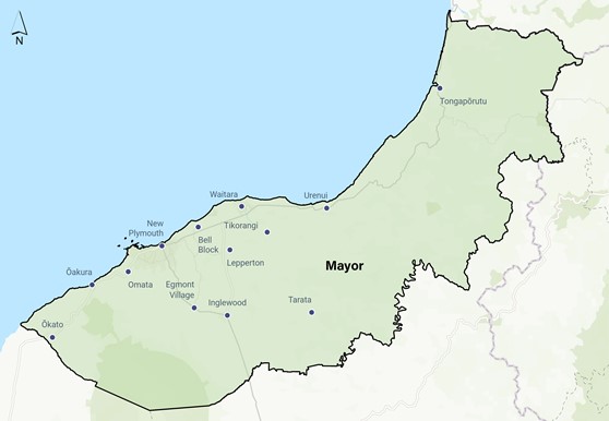 Elections 2022 Mayor Map