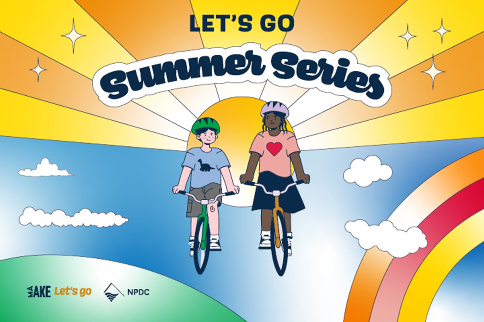Let's Go Summer Series Bike Park Fun web tile.