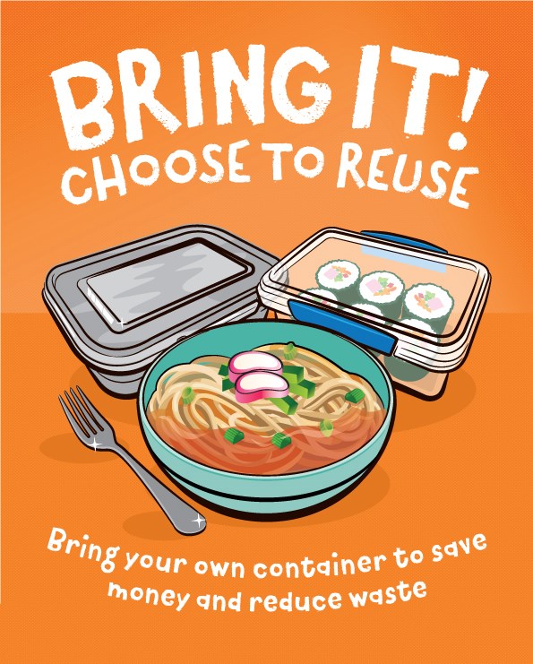 Bring it! Choose to reuse.