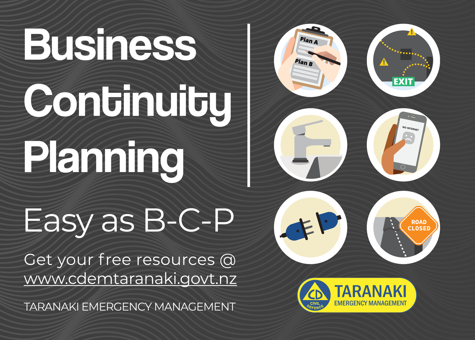 Businuess continuity plan webtile